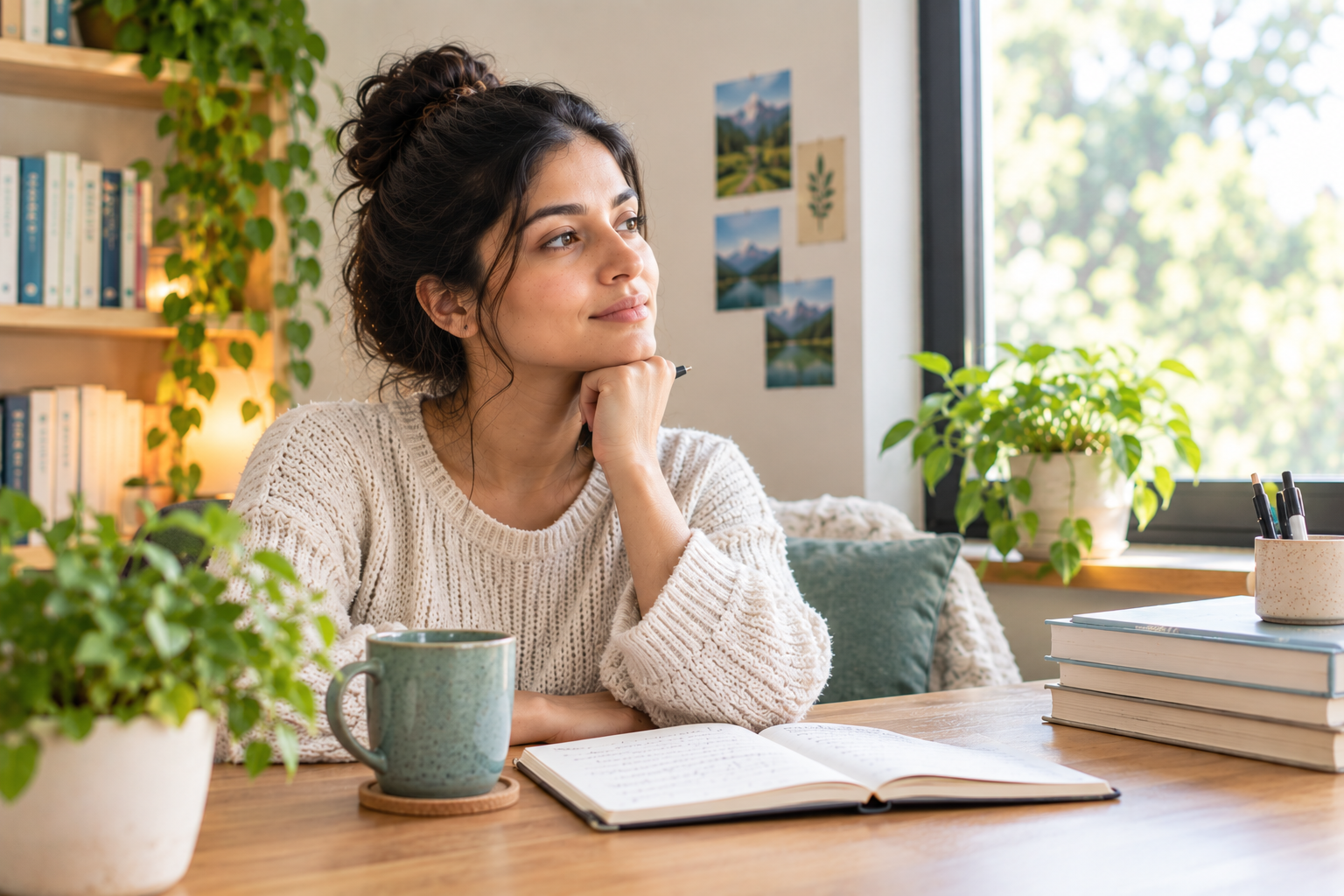 Person learning to stop taking things personally during a difficult conversation