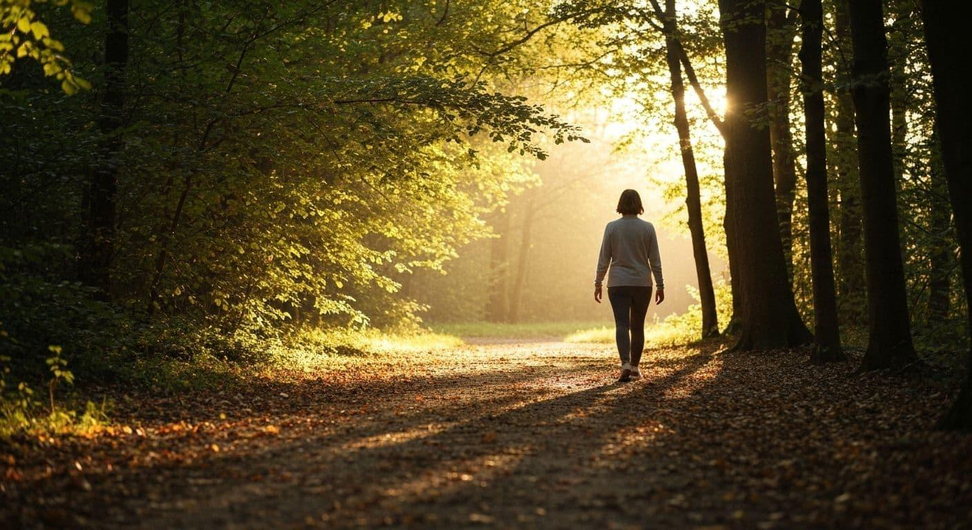 Person learning how to let go of control and accept uncertainty